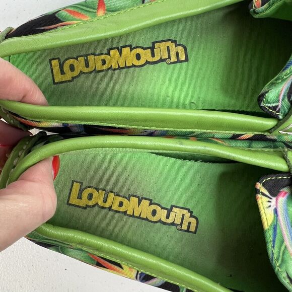 Loudmouth 8.5 Men’s Logan‎ Driving Loafers Bora Bora Tropical Print Botanical main image 8